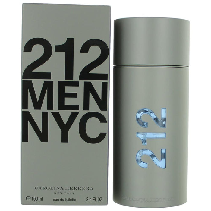 212 Men by Carolina Herrera, 3.4 oz EDT Spray for Men