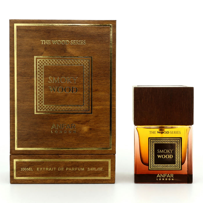 The Wood Series Smoky Wood by Anfar, 3.4oz Extrait de Parfum Spray men
