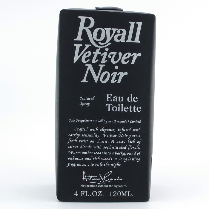 Royall Vetiver Noir by Royall Fragrance, 4 oz EDT Spray for Men