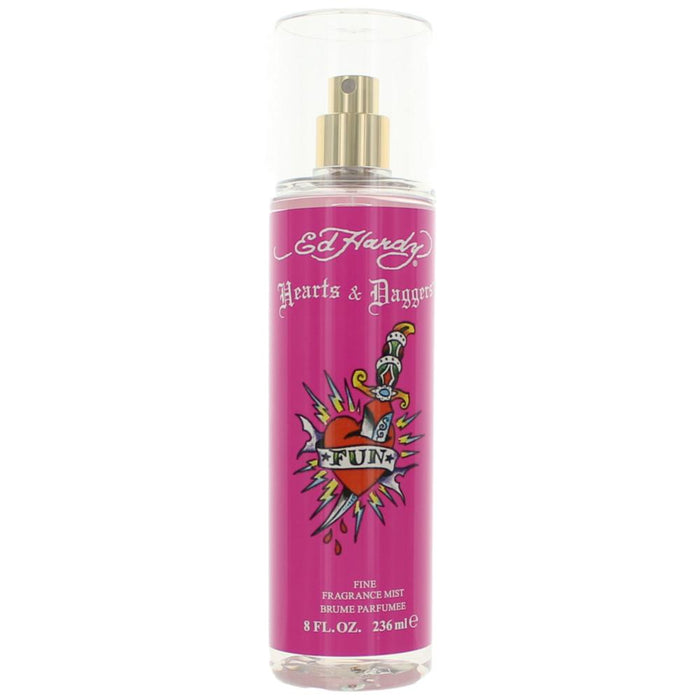 Ed Hardy Hearts & Daggers by Christian Audigier, 8oz Fine Fragrance Mist women