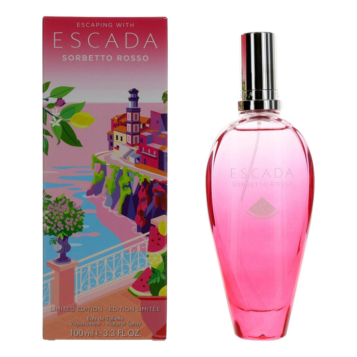 Escada Sorbetto Rosso by Escada, 3.3 oz EDT Spray for Women – Limited Edition