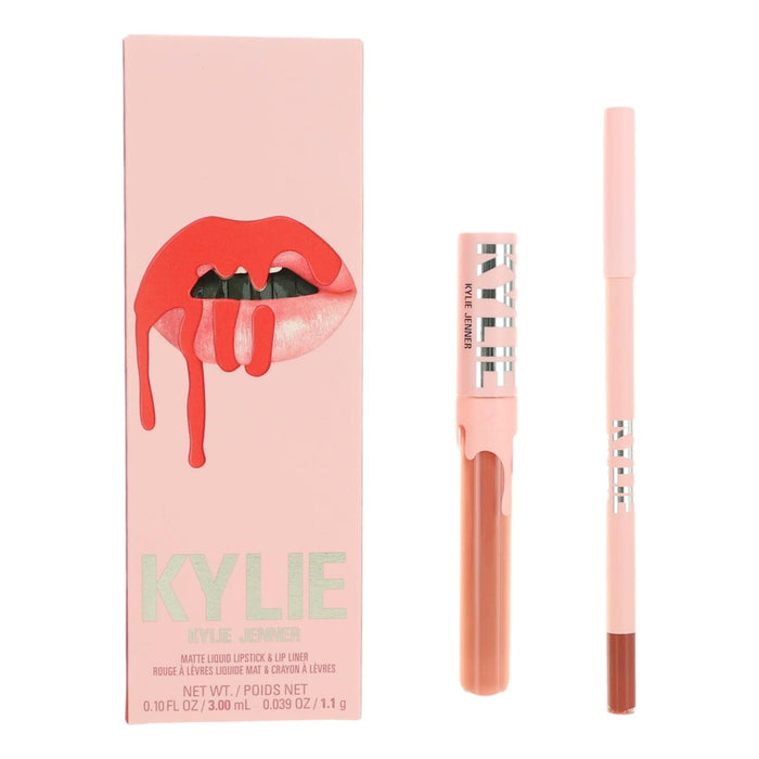 Kylie Matte Liquid Lipstick & Lip Liner by Kylie Jenner- Sweater Weather