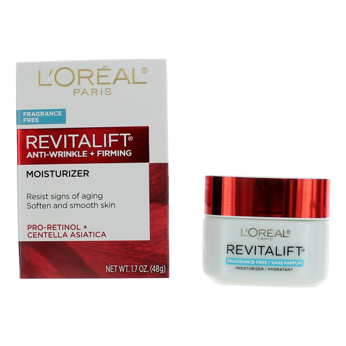 L'Oréal Paris RevitaLift Anti-Wrinkle + Firming Moisturizer Fragrance Free, 1.7 oz